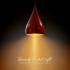 pendant ceiling shade orange