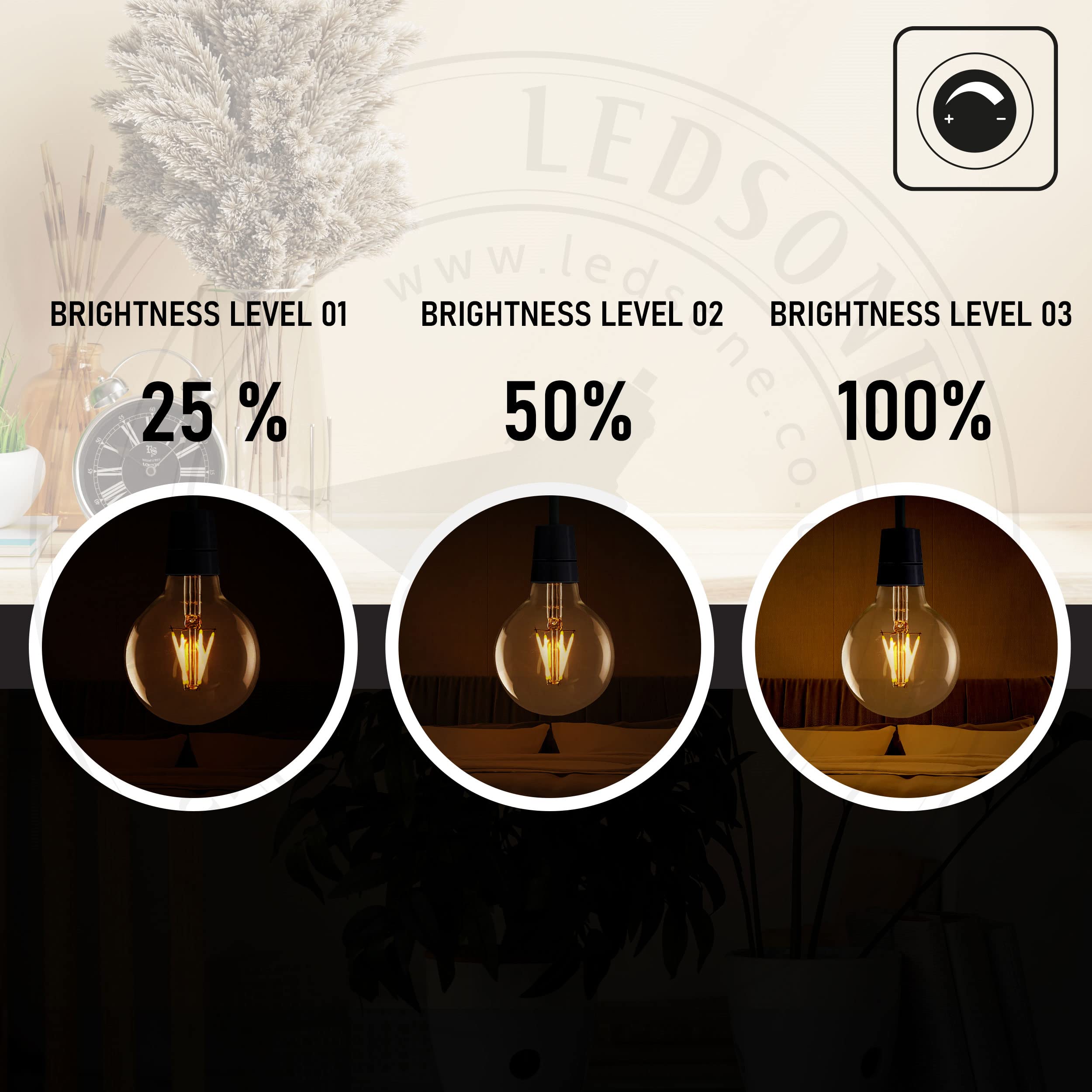 warm light non-dimmable led