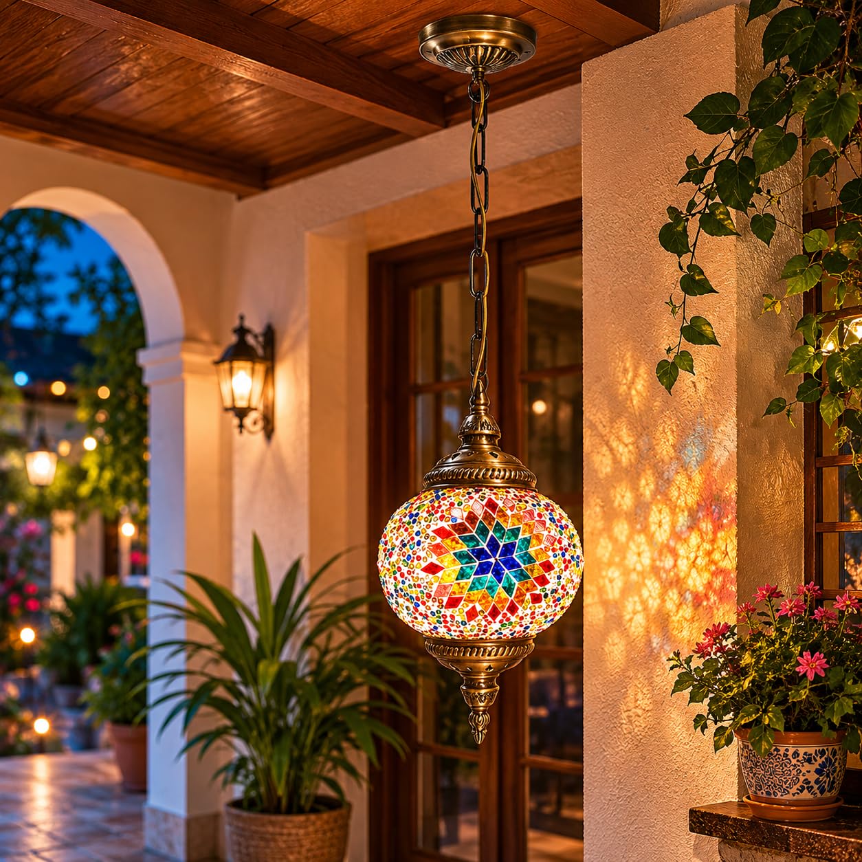 pendant lantern light bohemian