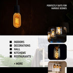bulb white 4w e27 light glass