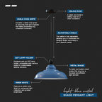 lampshade gold e27 down lights