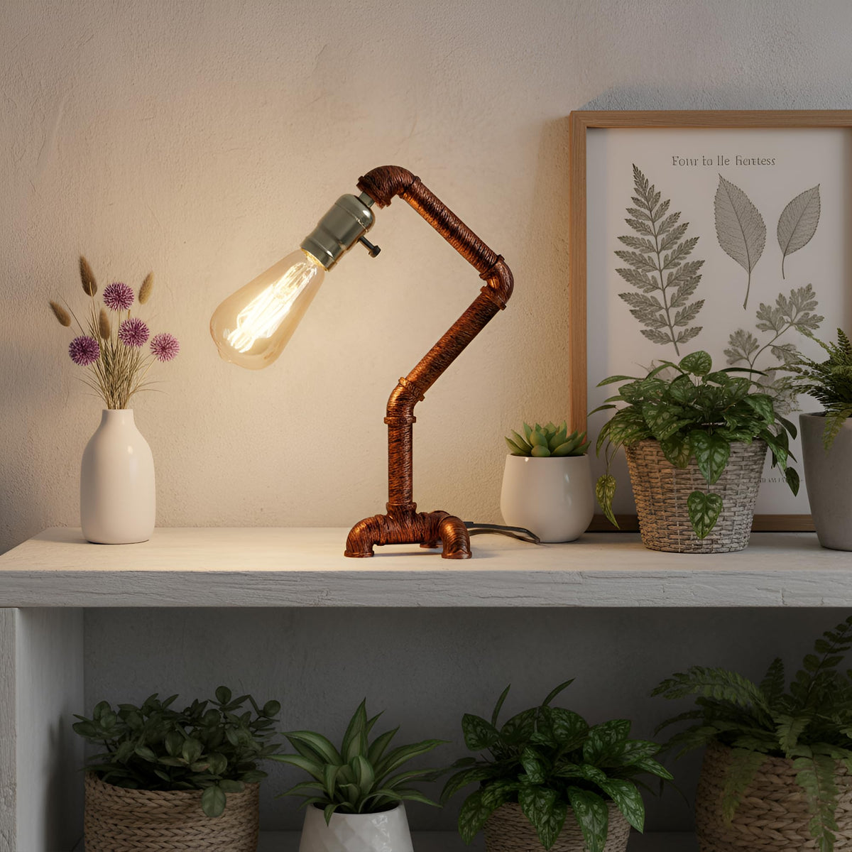 vintage pipe lamp for office d