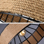 coastal hemp rope ceiling ligh