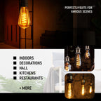 bulb white 4w e27 light glass