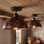 vintage semi flush mount ceiling light