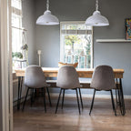 light large black shade brass