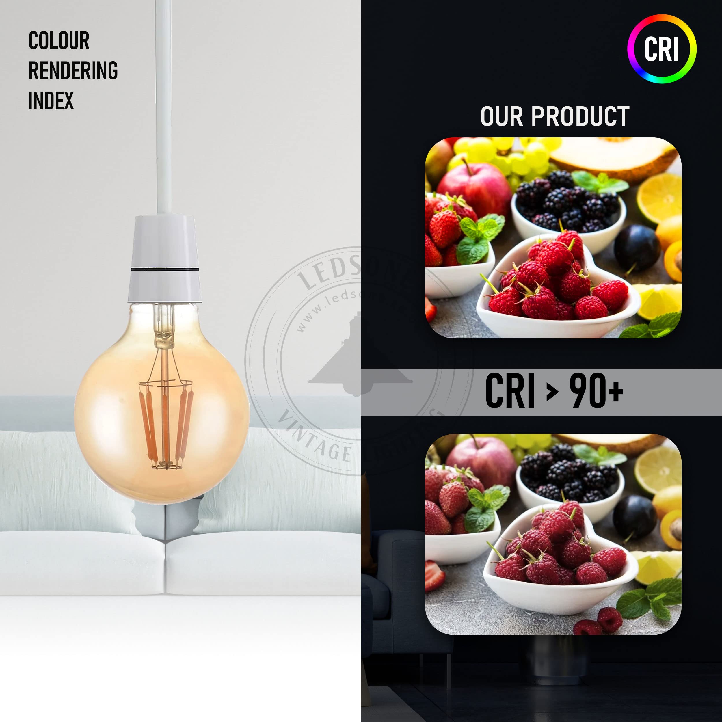 warm light non-dimmable led