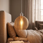 Amber Glass Lamp Shade Pendant Light Shade~1194