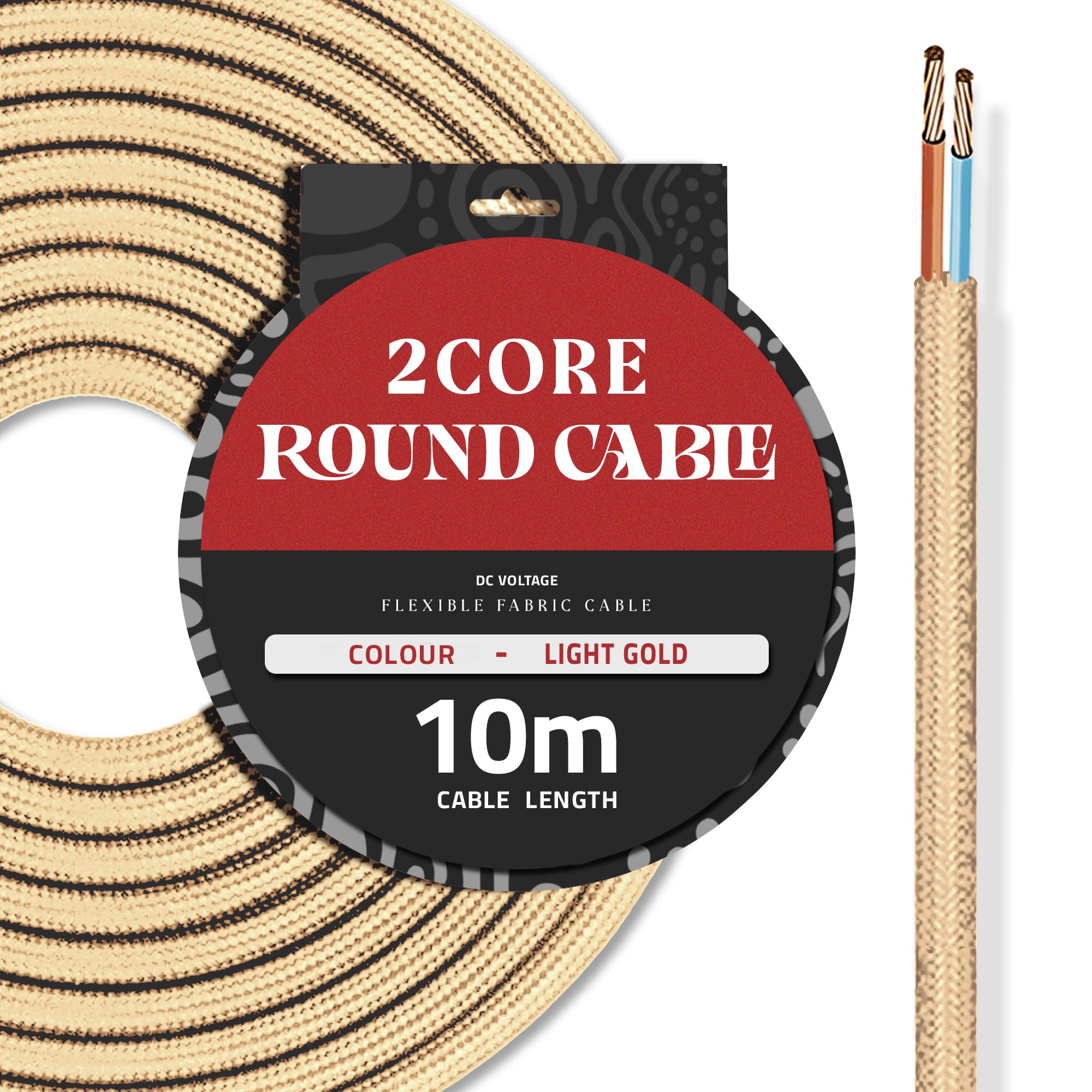 textile wire lamp cable 10mete