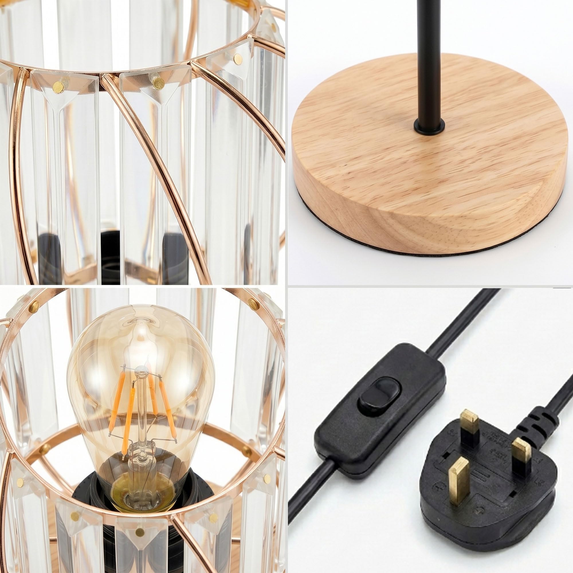 base chandelier living table
