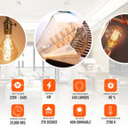 dimmable filament light e27
