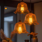 gold black cage shade metal