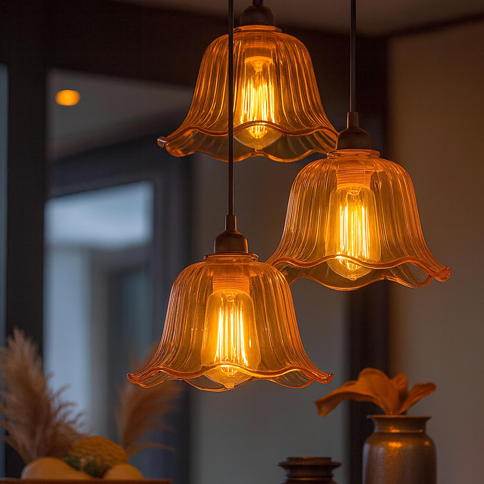 gold black cage shade metal