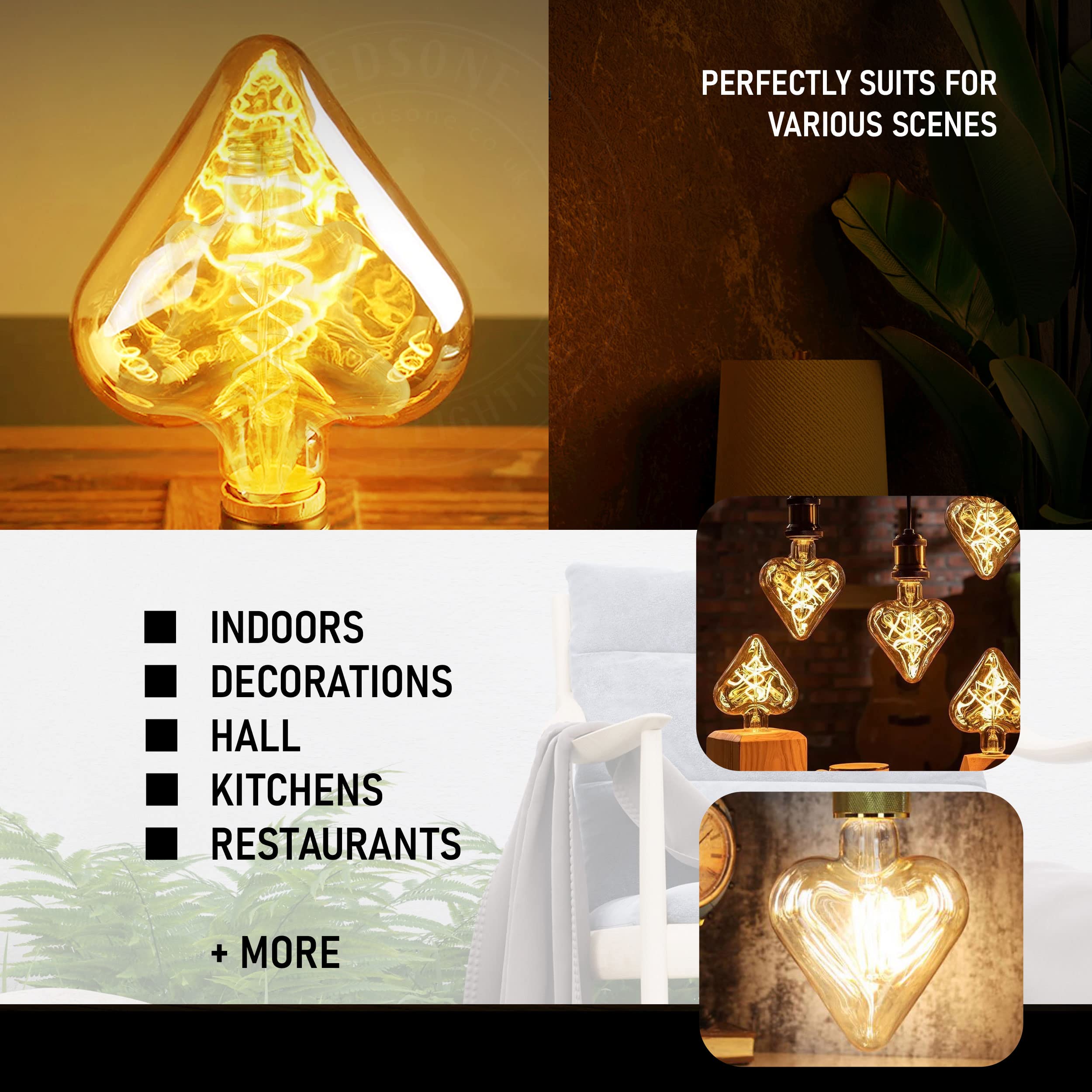 edison gold long e27 light