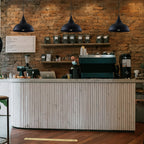 ceiling large lampshade black