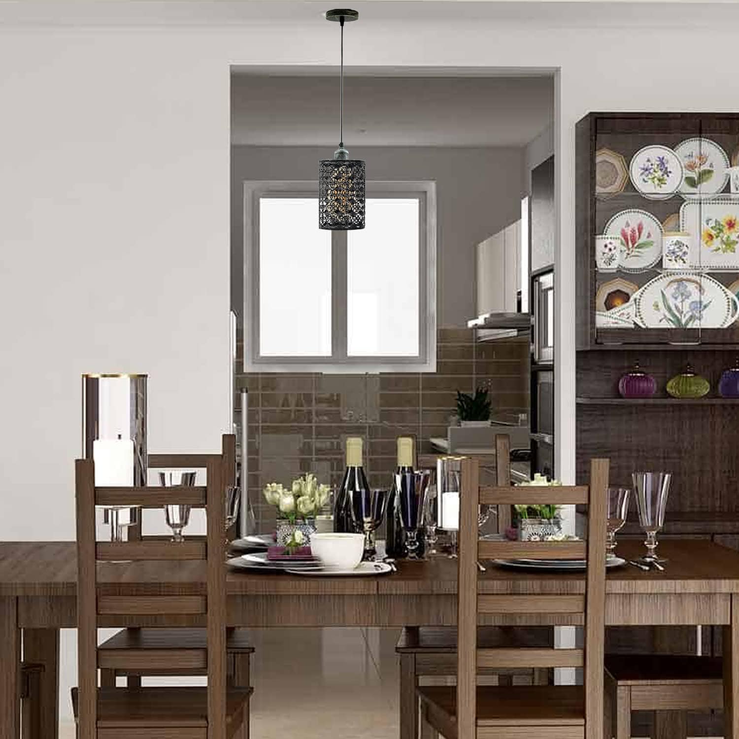 2-Pack DC Voltage Industrial Metal Bulb Guard | Drum Cage Lamp Shade ~1004