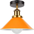 Industrial Semi Flush Mount Ceiling Light Fixture ~1079