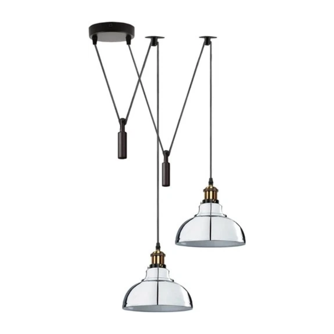 2-Head Spider Pendant Light | Industrial Retro Ceiling Lamp ~1105