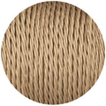 Flexible Braided 3 core twisted Electrical Light Gold Cable ~1049