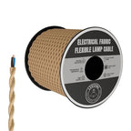 Flexible Braided 3 core twisted Electrical Light Gold Cable ~1049