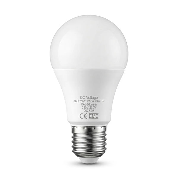6 Pack E27 A60 LED Bulbs 12W 100W Equivalent 6400K ~1213