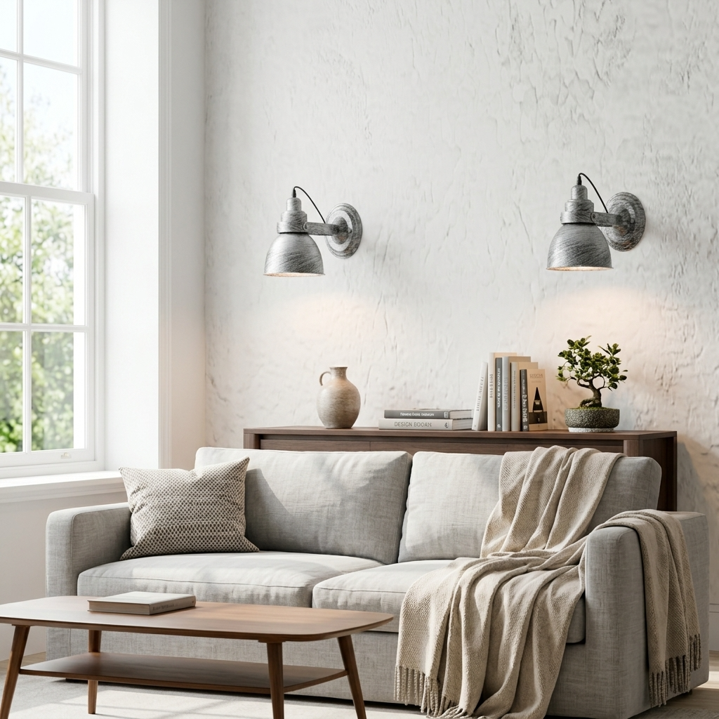 Industrial Bell Wall Light E27 for Bedroom & Kitchen  ~1126