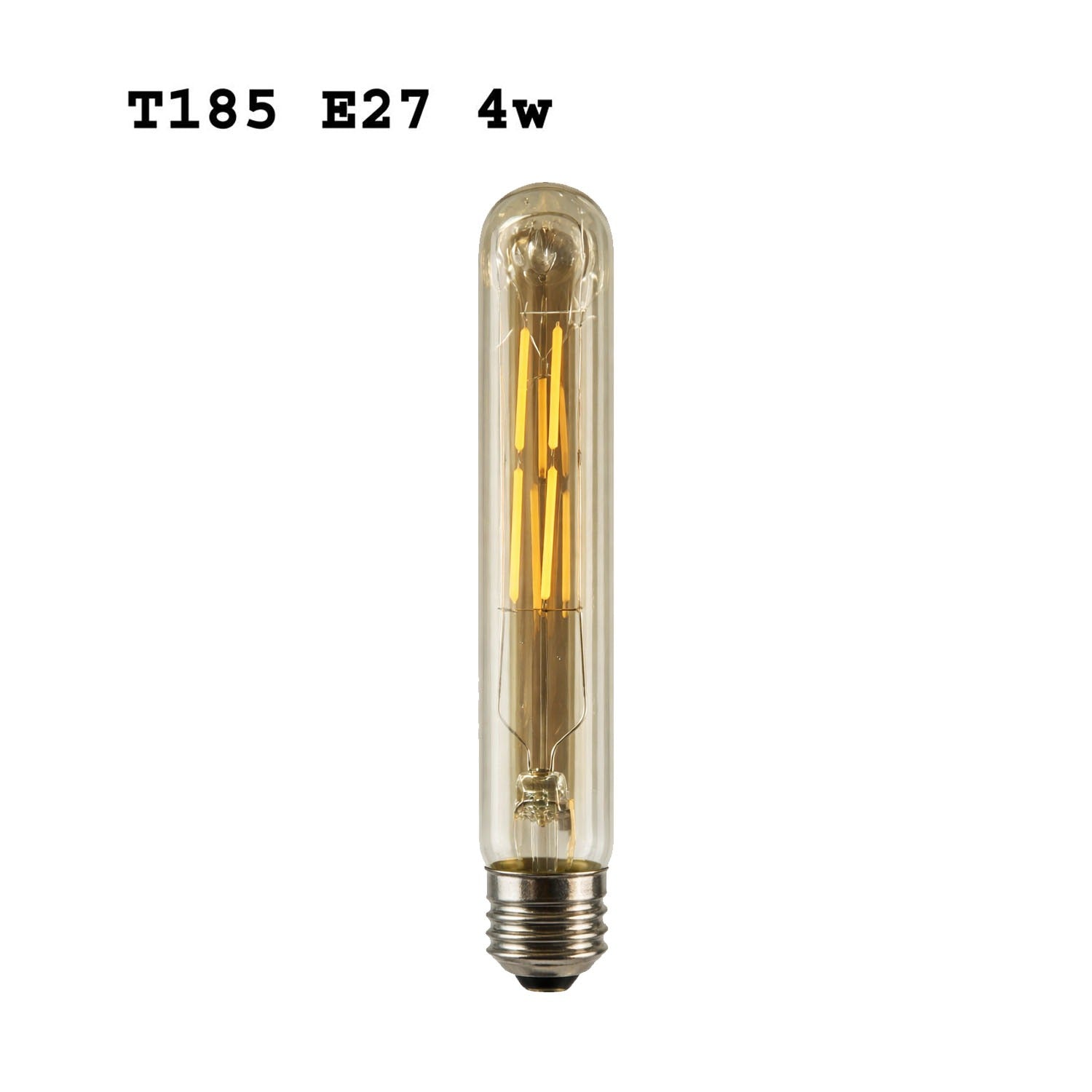 LED Non Dimmable Vintage Filament 4W T185 E27 Light Bulb ~1158