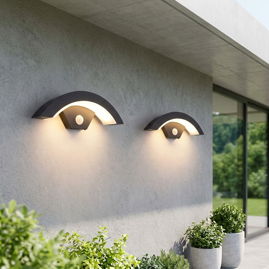 LED Motion Sensor Wall Light 18W Waterproof IP54 Outdoor ~1081