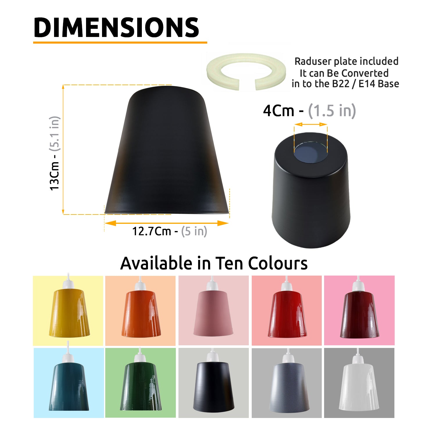 Modern Lamp Shades for Industrial Lighting~1011