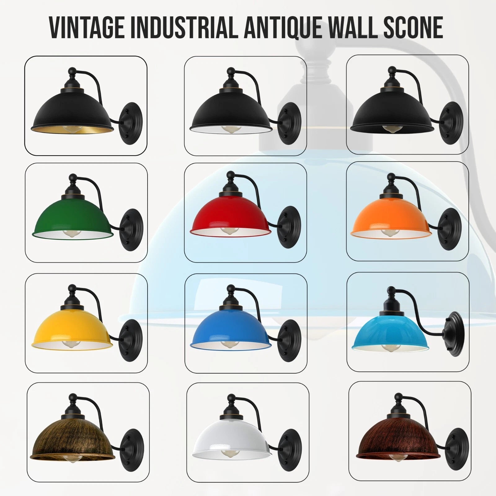 Industrial Traditional Wall Sconce Light Fittings ~1047