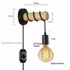 plug in wall light fixture