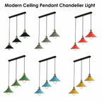 3-Head Metal Pendant Light | Adjustable Kitchen Island Lamp ~1096