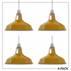 Vintage metal pendant lampshade with E27 easy fit