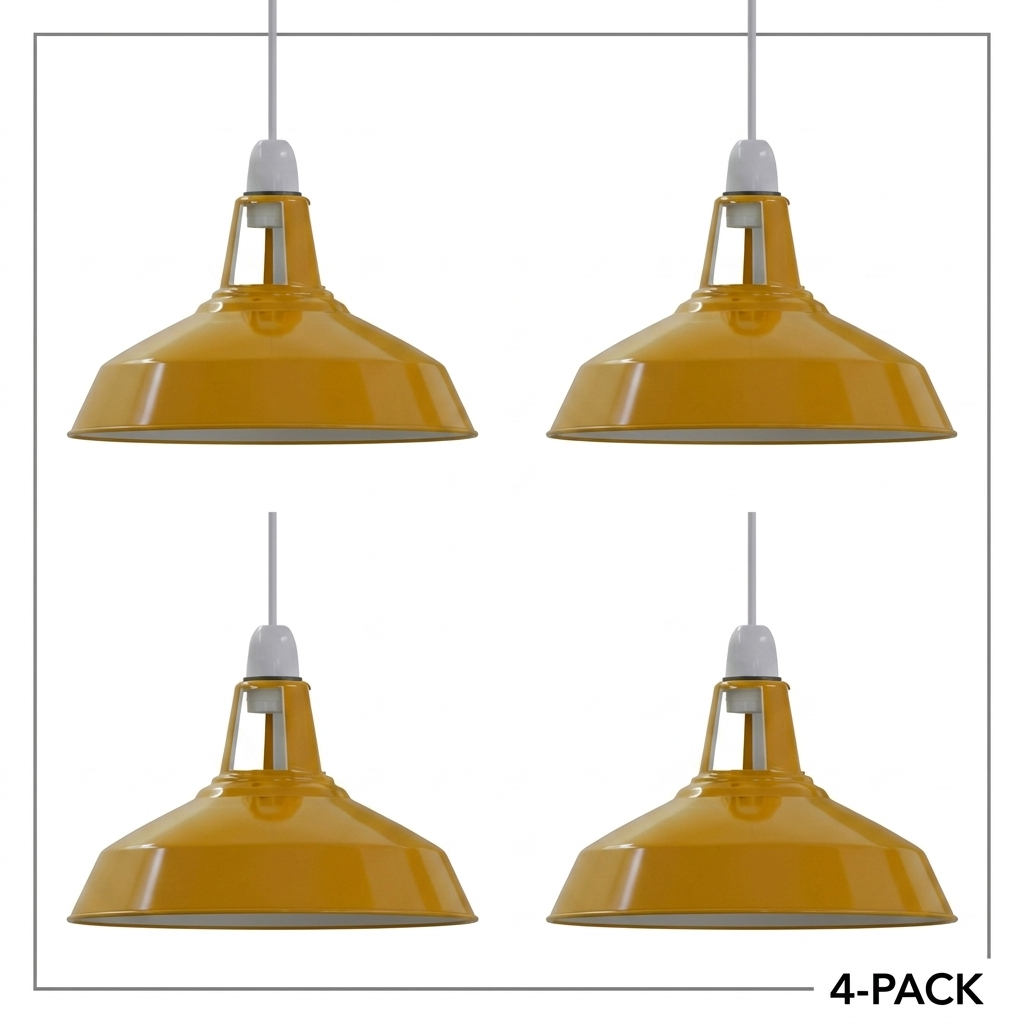 Vintage Metal Pendant Lampshade E27 Barn Shade Easy Fit ~1144
