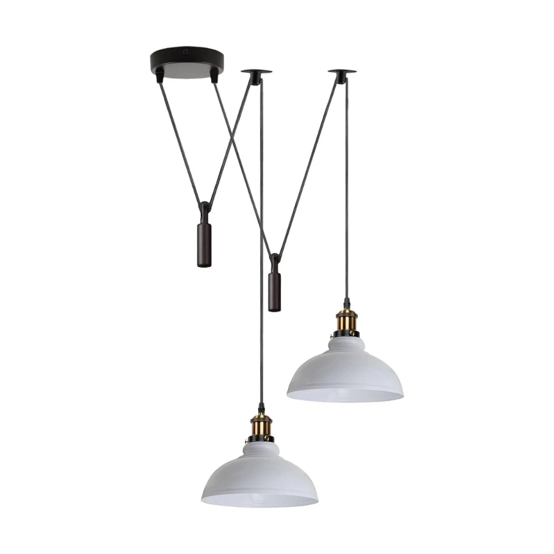2-Head Spider Pendant Light | Industrial Retro Ceiling Lamp ~1105