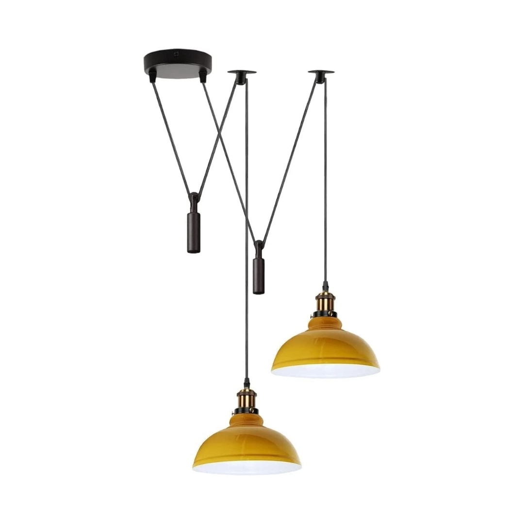 2-Head Spider Pendant Light | Industrial Retro Ceiling Lamp ~1105