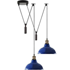 2-Head Spider Pendant Light | Industrial Retro Ceiling Lamp ~1105