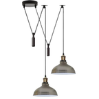 2-Head Spider Pendant Light | Industrial Retro Ceiling Lamp ~1105