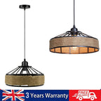 Hemp Rope Industrial Pendant Light ~1241