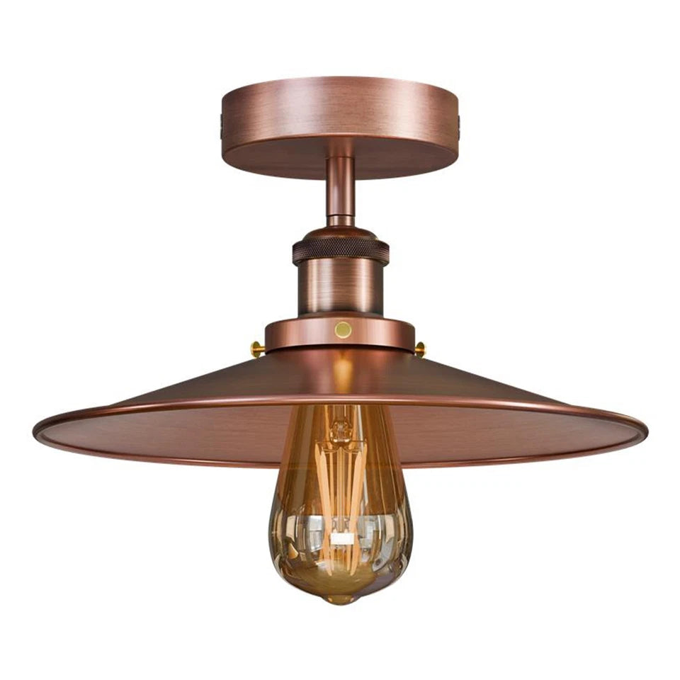 Modern Industrial E27 Ceiling Light Fitting – Vintage Metal ~1088