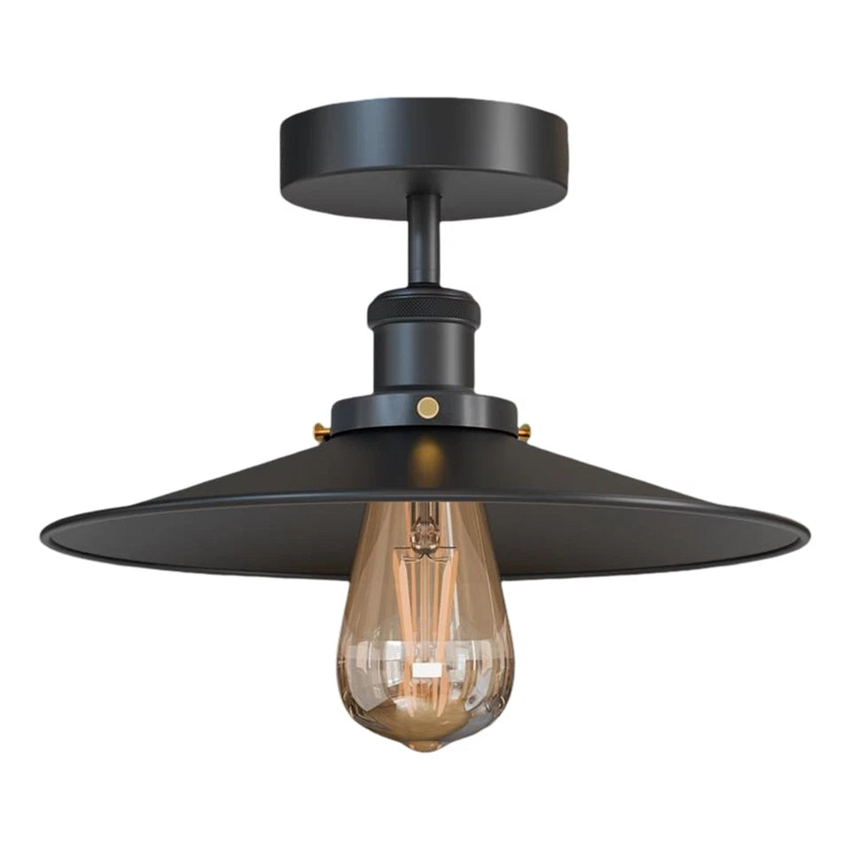 Modern Industrial E27 Ceiling Light Fitting – Vintage Metal ~1088