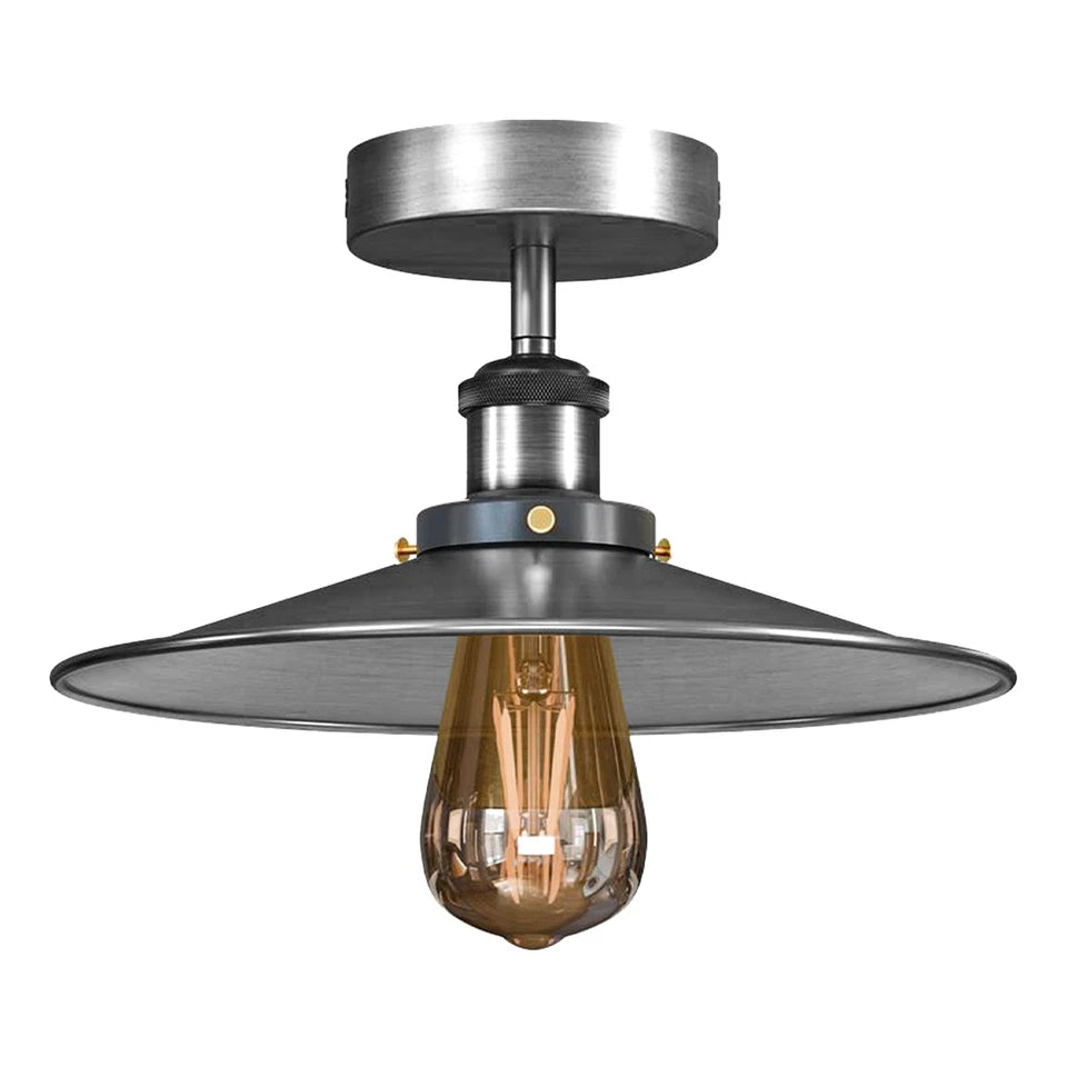 Modern Industrial E27 Ceiling Light Fitting – Vintage Metal ~1088