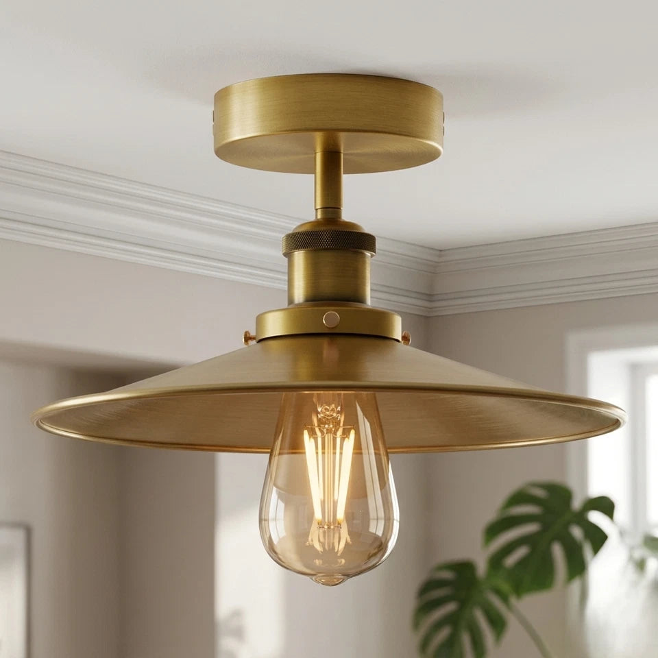 Modern Industrial E27 Ceiling Light Fitting – Vintage Metal ~1088