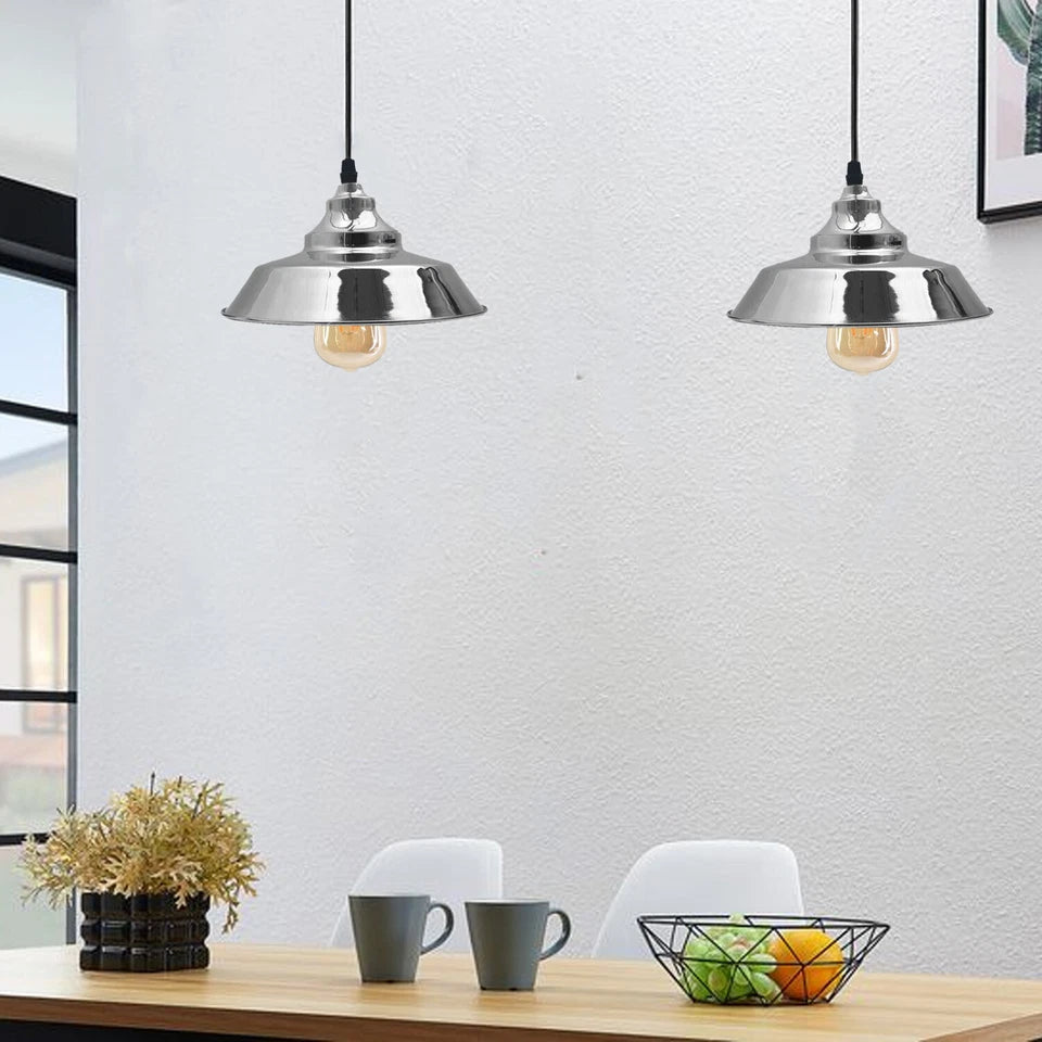 Adjustable Industrial Pendant Light E27 – Vintage Ceiling Fitting ~1017