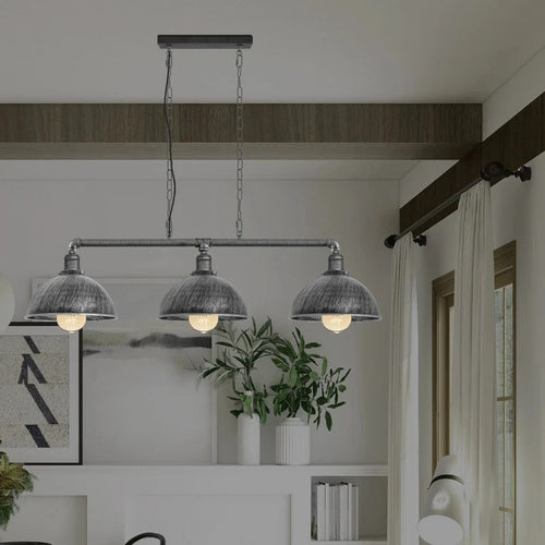 steampunk industrial pipe ceiling light with E27