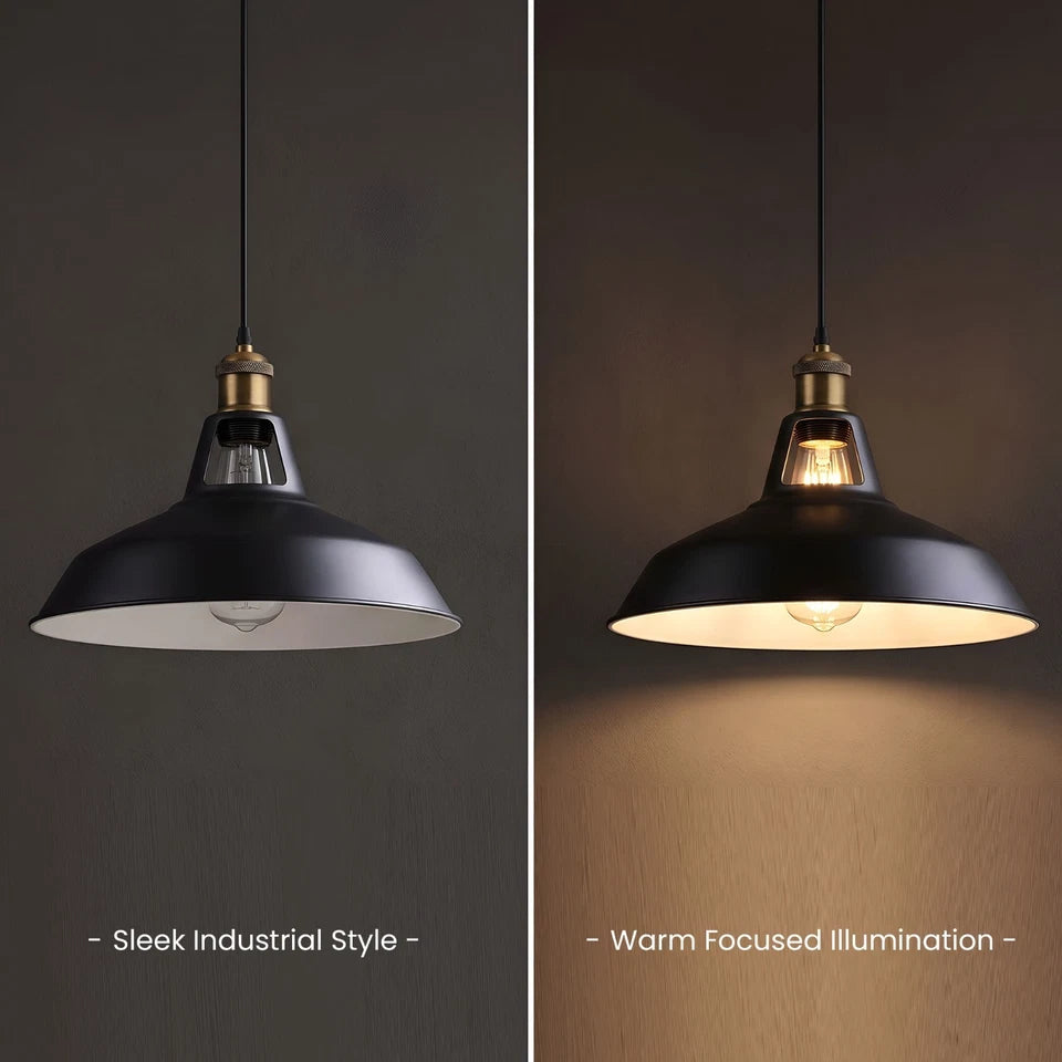 Industrial Ceiling Lamp Shades, 2 Pack  ~1260