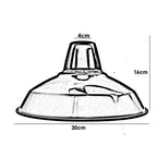Industrial Ceiling Lamp Shades, 2 Pack  ~1260