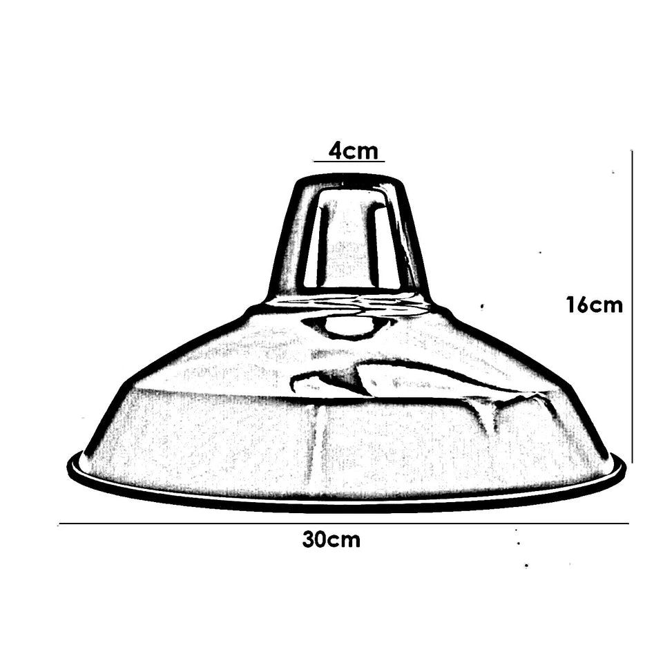 Industrial Ceiling Lamp Shades, 2 Pack  ~1260
