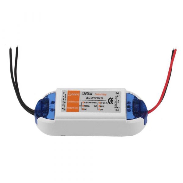 DC VOLTAGE 28W Compact LED Driver AC 240V to DC12V Power Supply Transformer