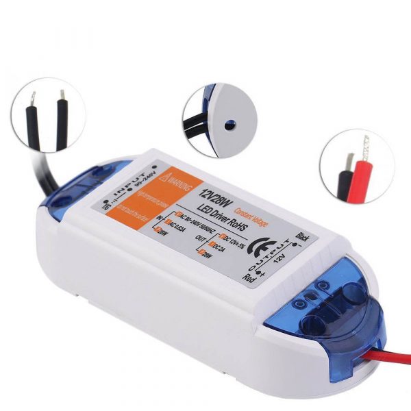 DC VOLTAGE 28W Compact LED Driver AC 240V to DC12V Power Supply Transformer